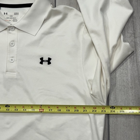 Under Armour Collared Polo Neck Jumper Pullover Top Men Size Large - Picture 6 of 7